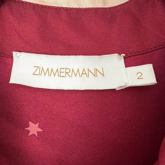 *SOLD* Zimmermann Fall 2021 Runway Concert Bubble Silk Mini Dress Size US 6/8 - Picture 6 of 8